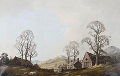 Vincent Selby (1919-2004) - 20th Century Oil, Farm in the Peak