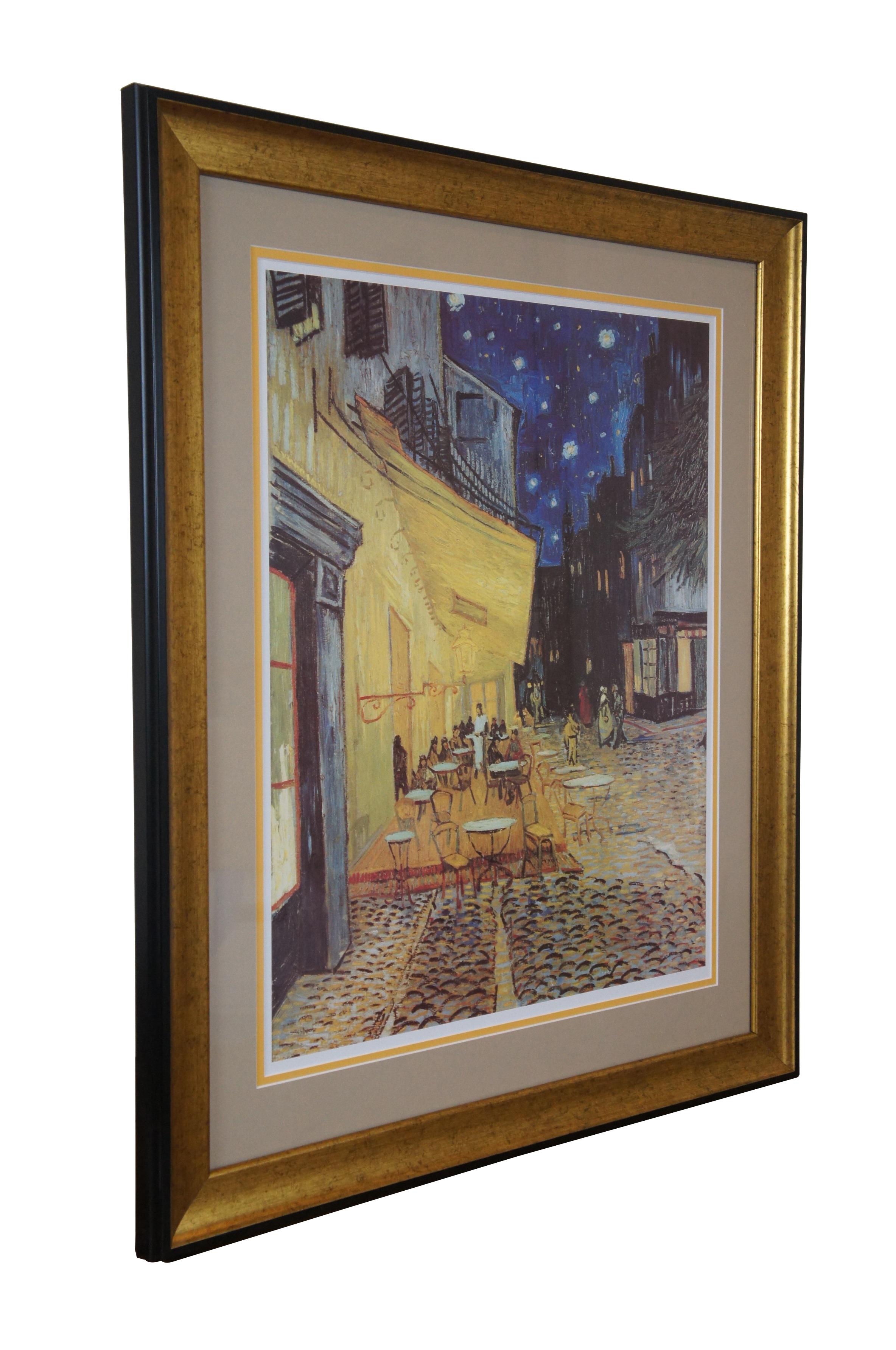 Vincent Van Gogh Cafe Terrace at Night - Lithographie - Paysage urbain 29