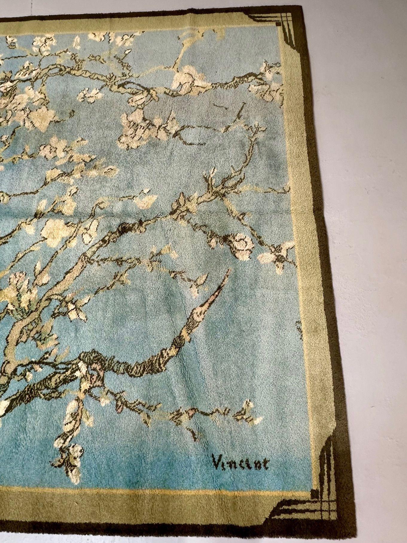 Vincent van Gogh, EGE Art Line, Alfombra moderna, Alfombra de cerezos en flor, Firmada en venta 4