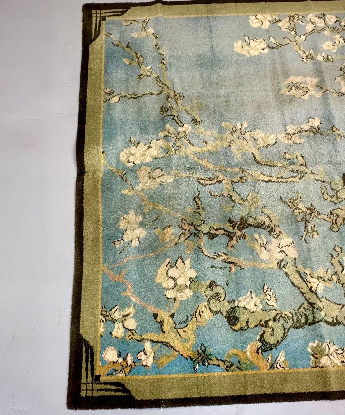 Vincent van Gogh, EGE Art Line, Alfombra moderna, Alfombra de cerezos en flor, Firmada en venta 5