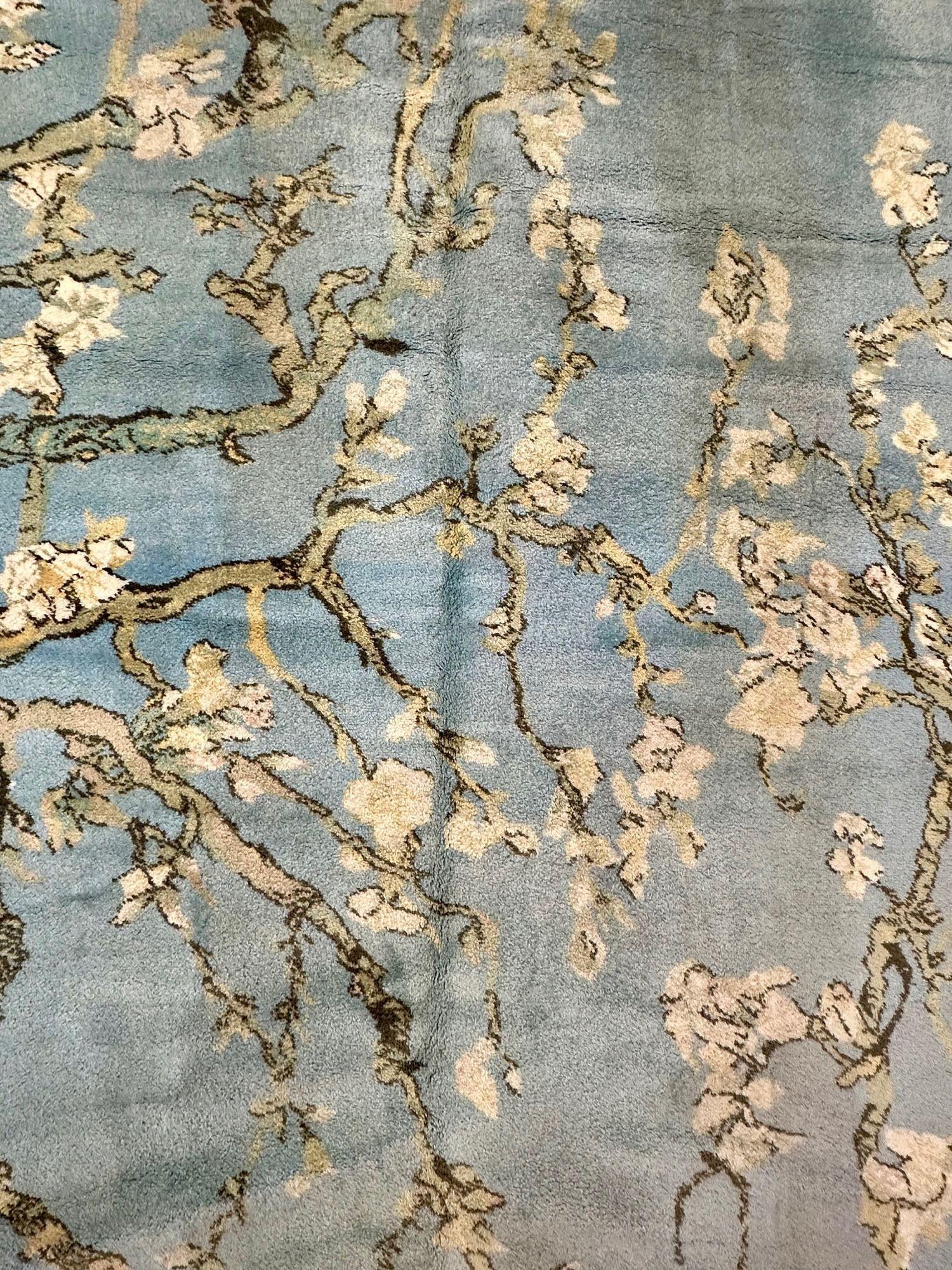 Vincent van Gogh, EGE Art Line, Alfombra moderna, Alfombra de cerezos en flor, Firmada en venta 8