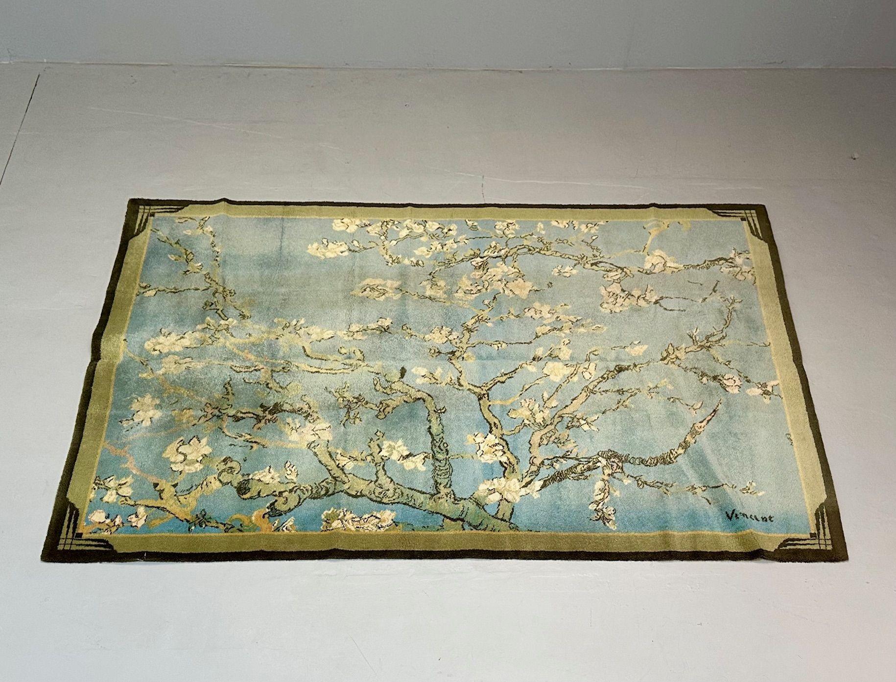 Vincent van Gogh, EGE Art Line, Alfombra moderna, Alfombra de cerezos en flor, Firmada Lana en venta
