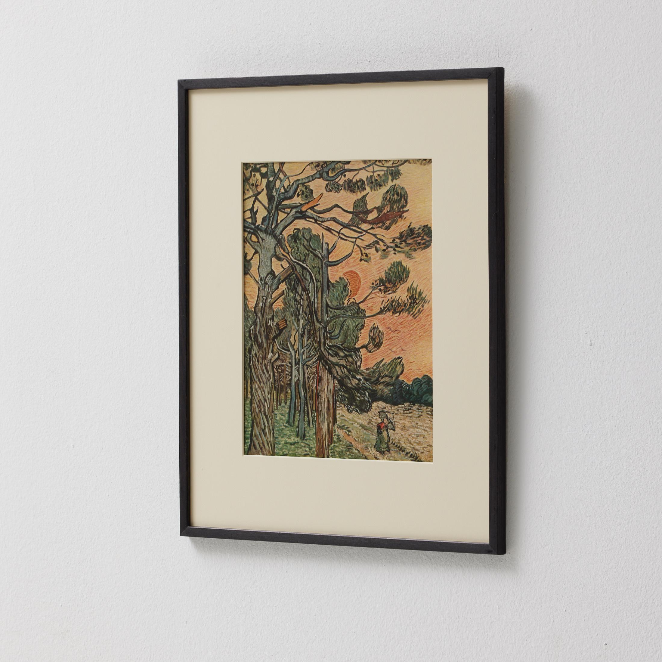 Vincent van Gogh Gerahmtes Farbklischee, Editions du Chêne, 1947 im Angebot 3