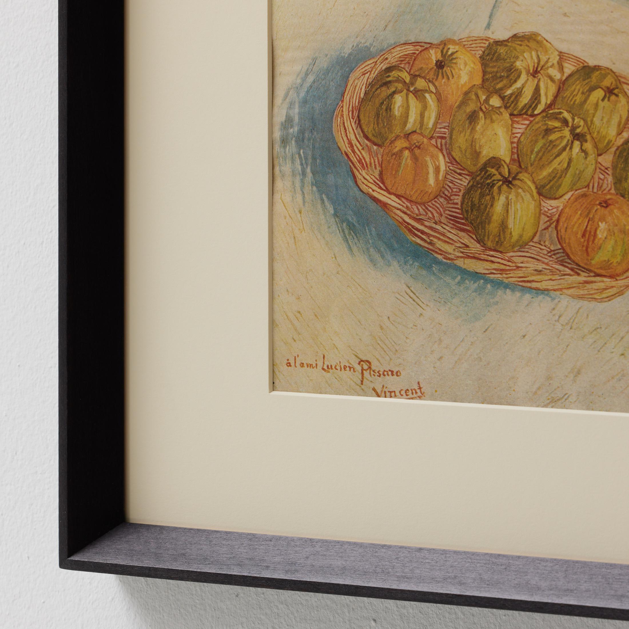 Vincent van Gogh Gerahmtes Farbklischee, Editions du Chêne, 1947 im Angebot 3
