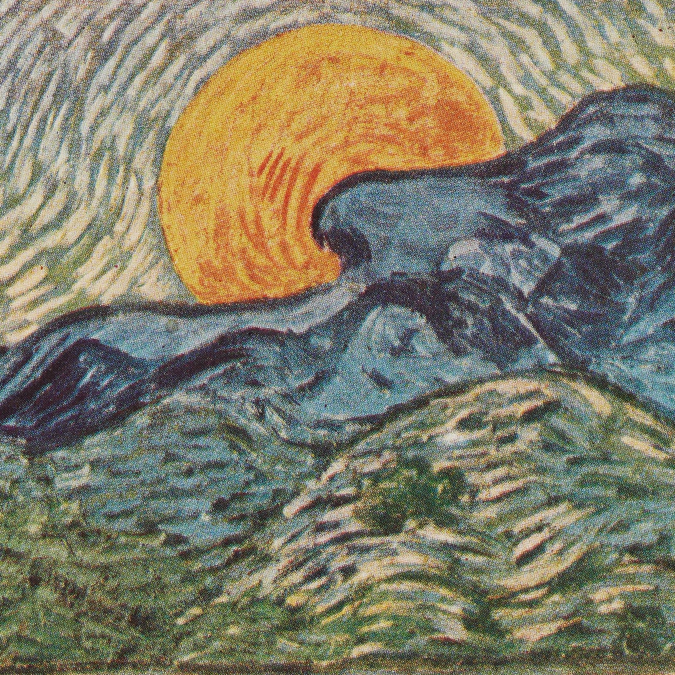 Vincent van Gogh Gerahmtes Farbklischee, Editions du Chêne, 1947 im Angebot 3