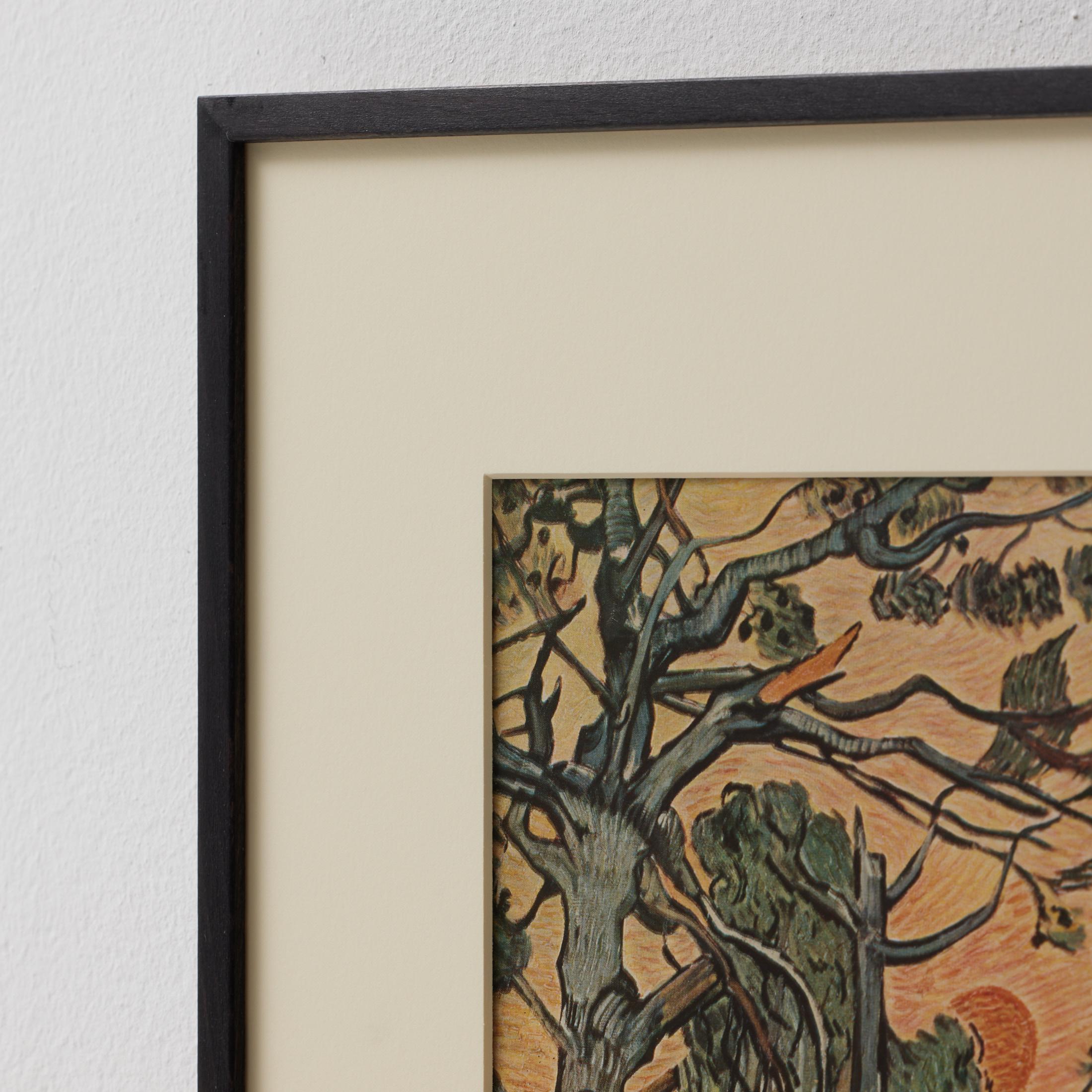 Vincent van Gogh Gerahmtes Farbklischee, Editions du Chêne, 1947 im Angebot 5