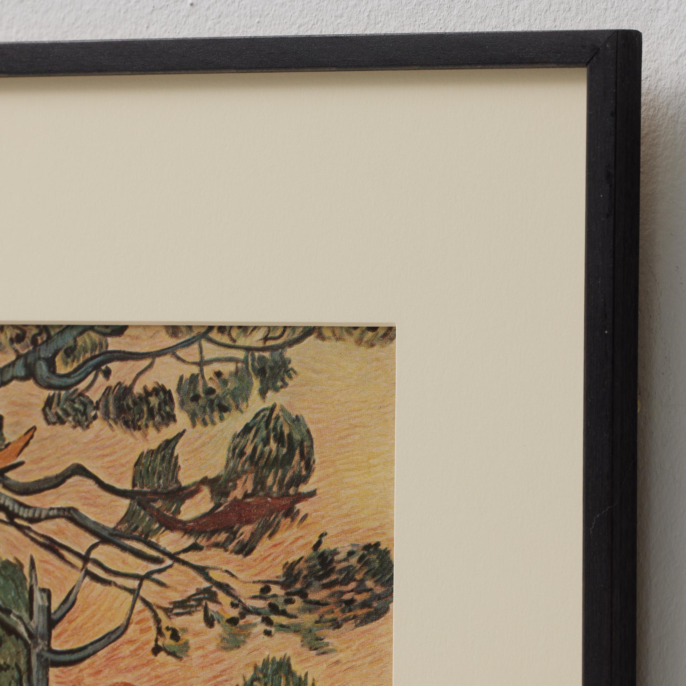 Vincent van Gogh Gerahmtes Farbklischee, Editions du Chêne, 1947 im Angebot 7