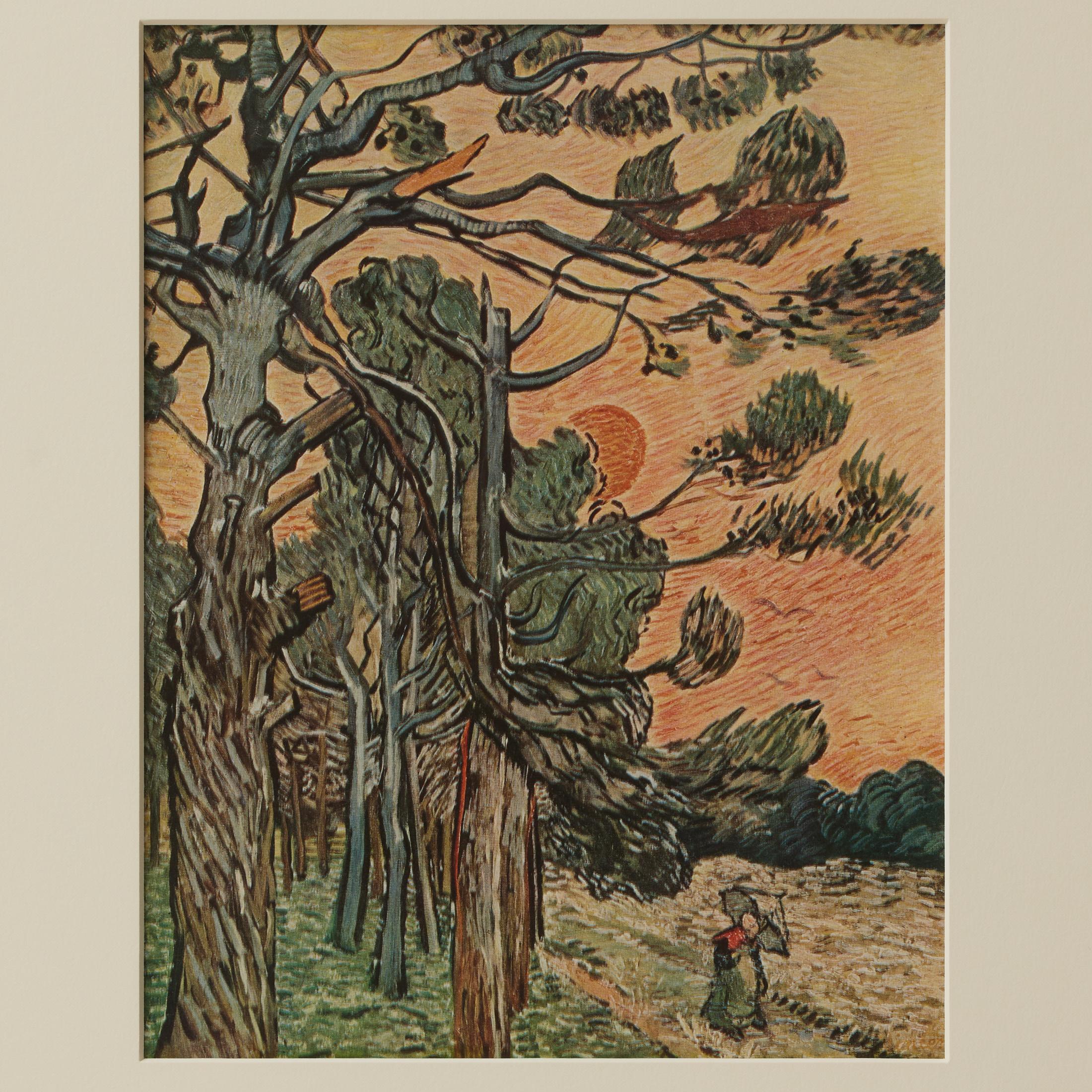 Vincent van Gogh Gerahmtes Farbklischee, Editions du Chêne, 1947 (Moderne der Mitte des Jahrhunderts) im Angebot