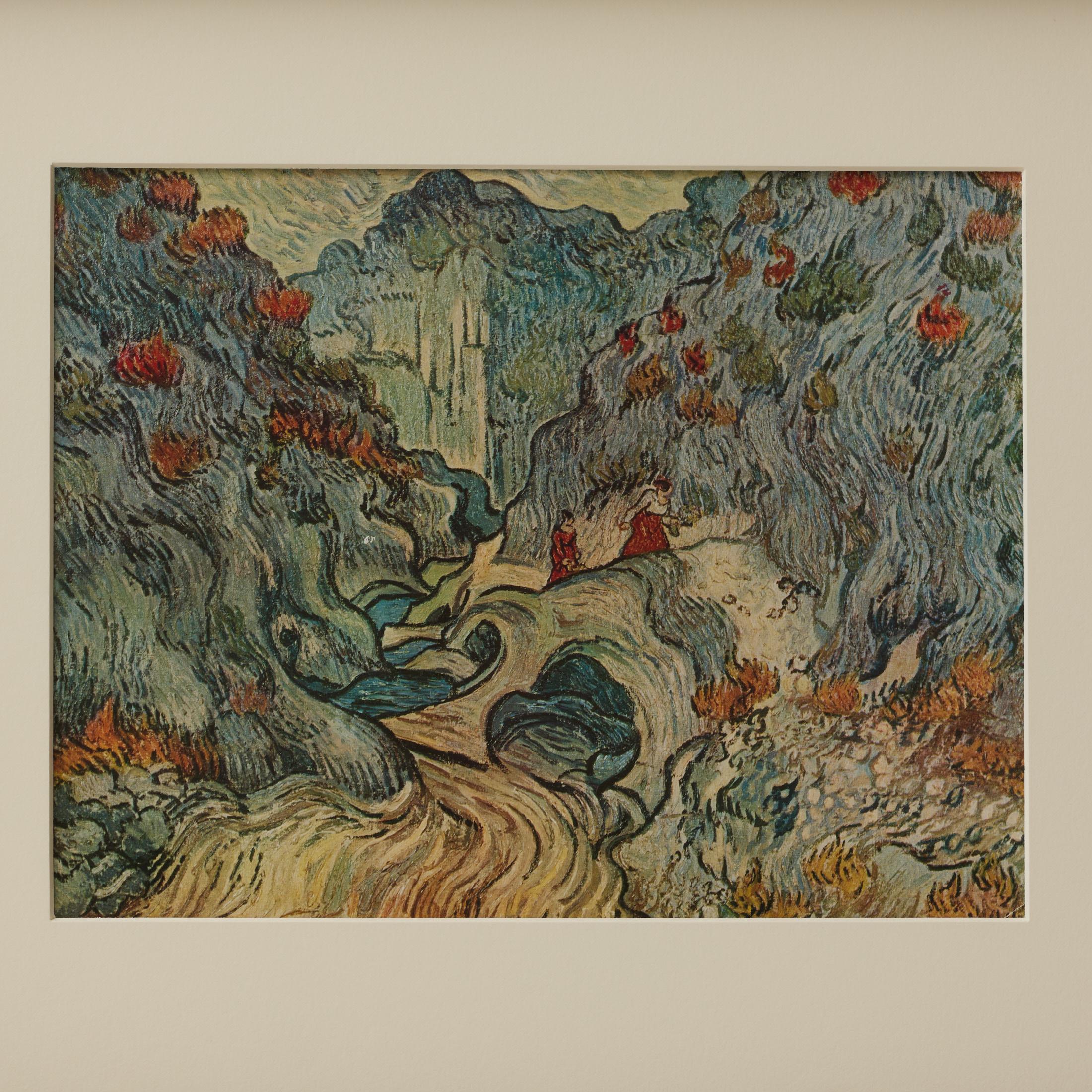 Vincent van Gogh Gerahmtes Farbklischee, Editions du Chêne, 1947 (Moderne der Mitte des Jahrhunderts) im Angebot