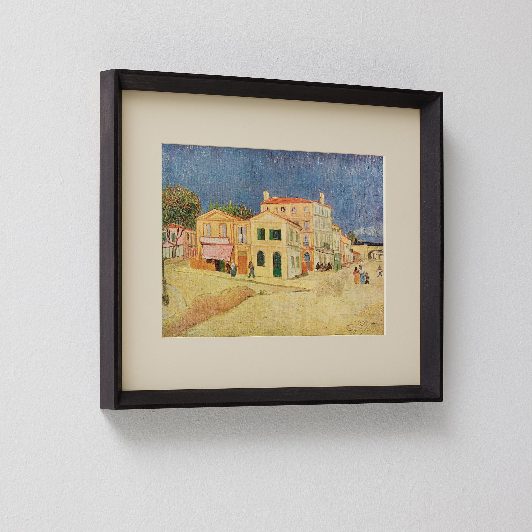 Mid-Century Modern Vincent van Gogh Framed Color Cliché, Editions du Chêne, 1947 For Sale