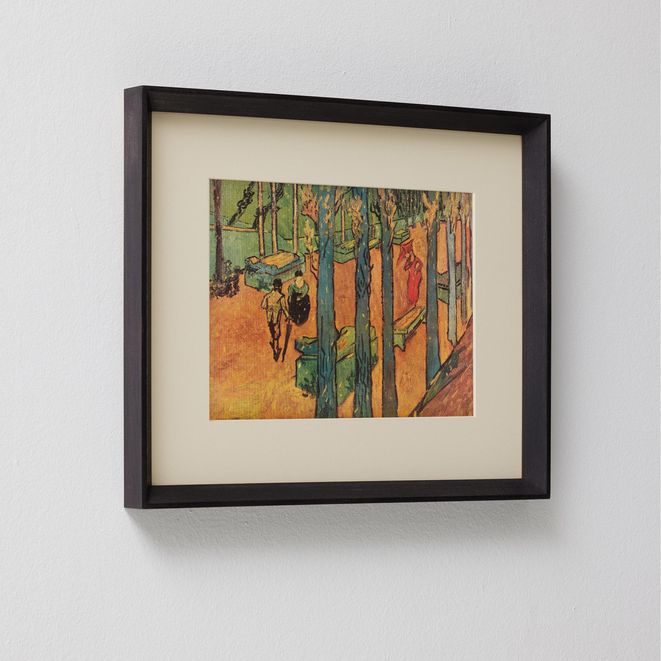 Mid-Century Modern Vincent van Gogh Framed Color Cliché, Editions du Chêne, 1947 For Sale