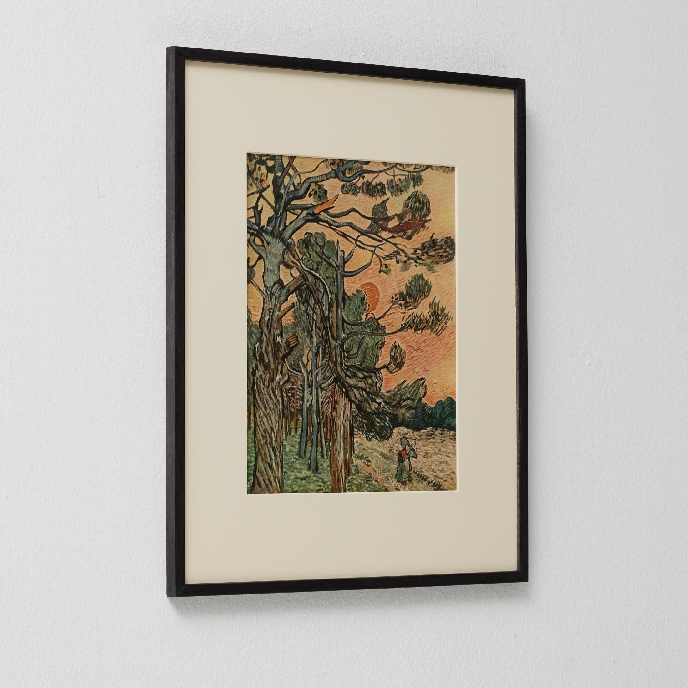 Vincent van Gogh Gerahmtes Farbklischee, Editions du Chêne, 1947 (Französisch) im Angebot