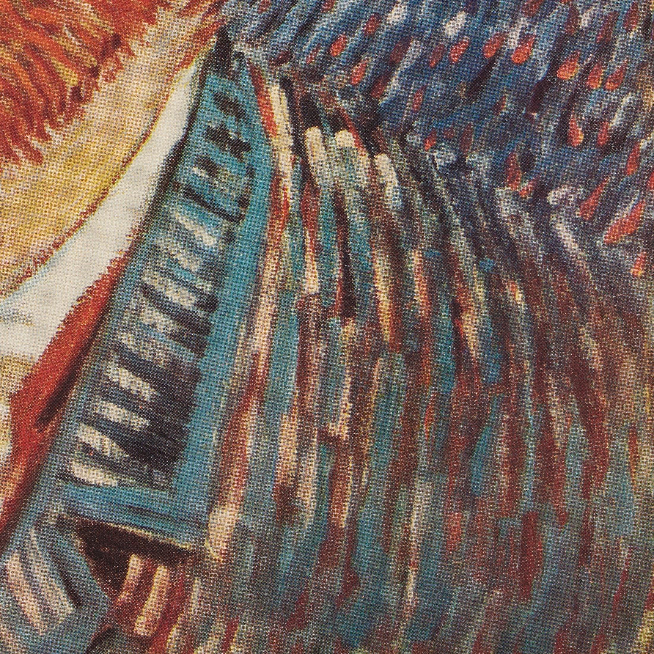 French Vincent van Gogh Framed Color Cliché, Editions du Chêne, 1947 For Sale