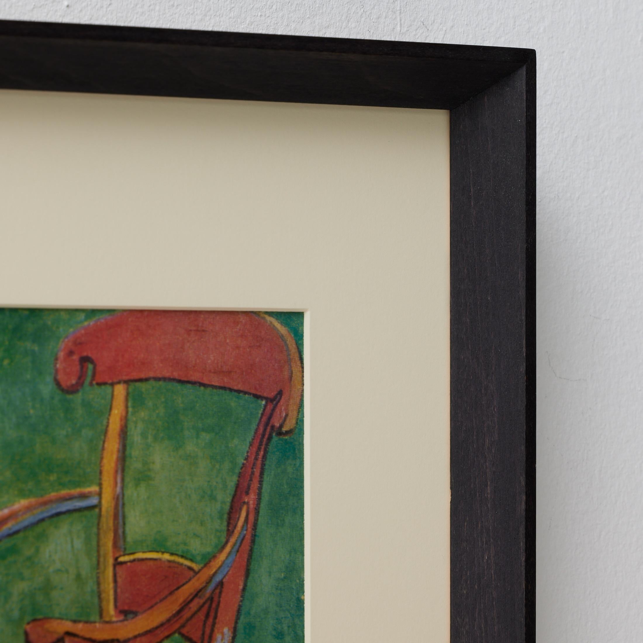 Mid-20th Century Vincent van Gogh Framed Color Cliché, Editions du Chêne, 1947 For Sale