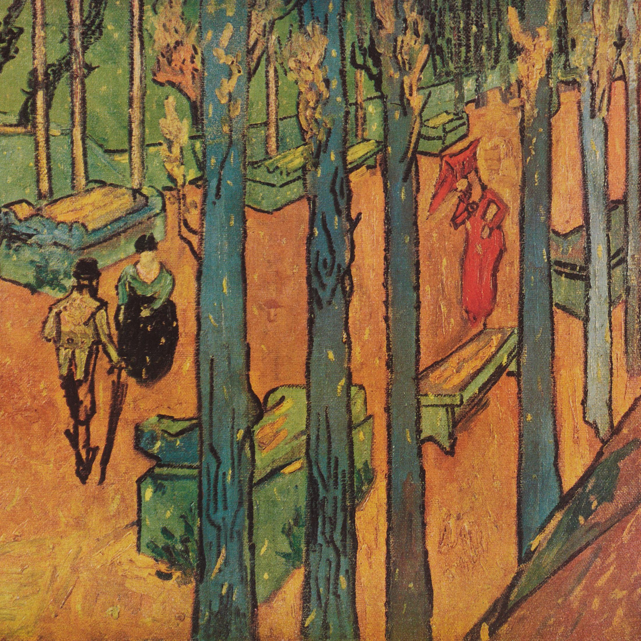 Mid-20th Century Vincent van Gogh Framed Color Cliché, Editions du Chêne, 1947 For Sale