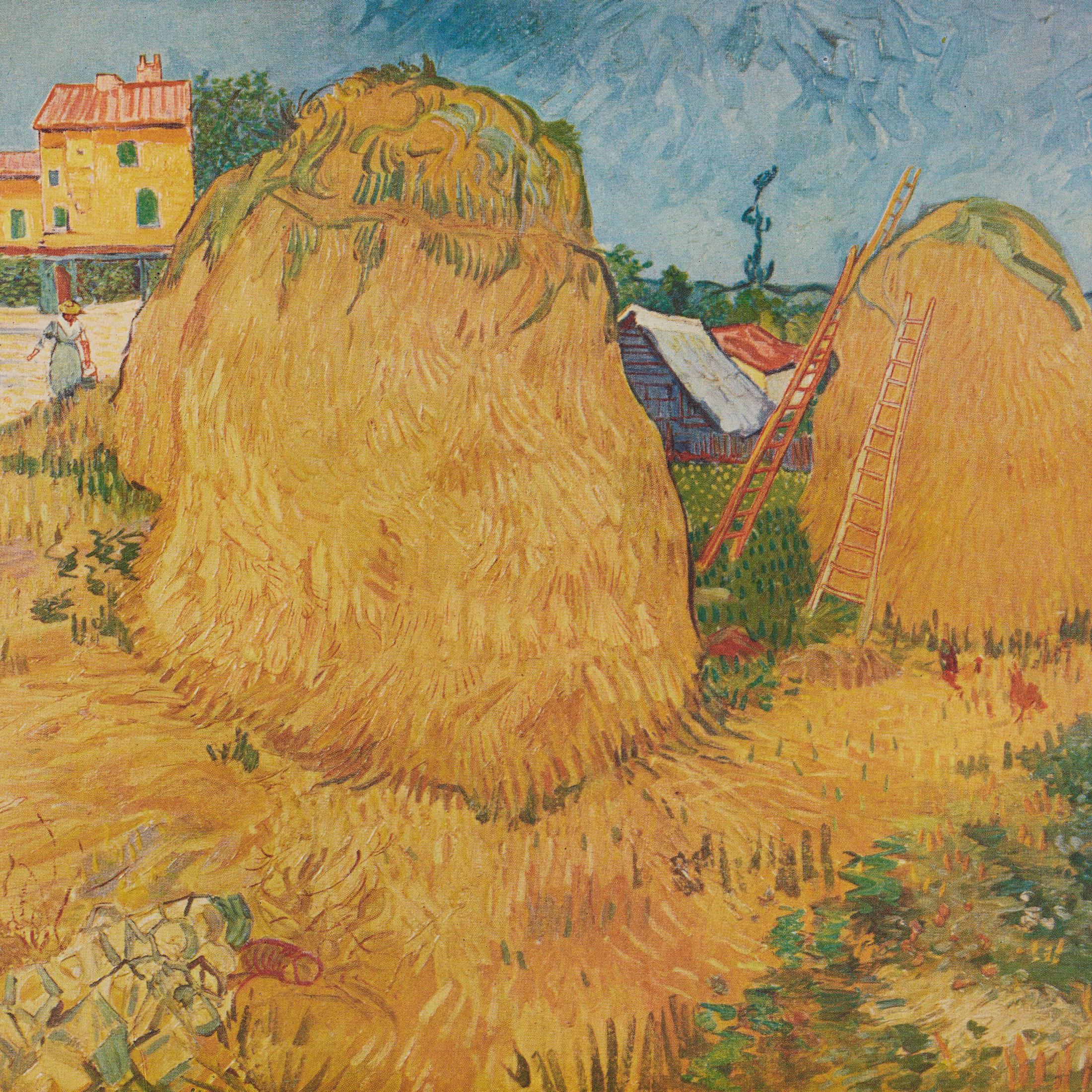 Mid-20th Century Vincent van Gogh Framed Color Cliché, Editions du Chêne, 1947 For Sale
