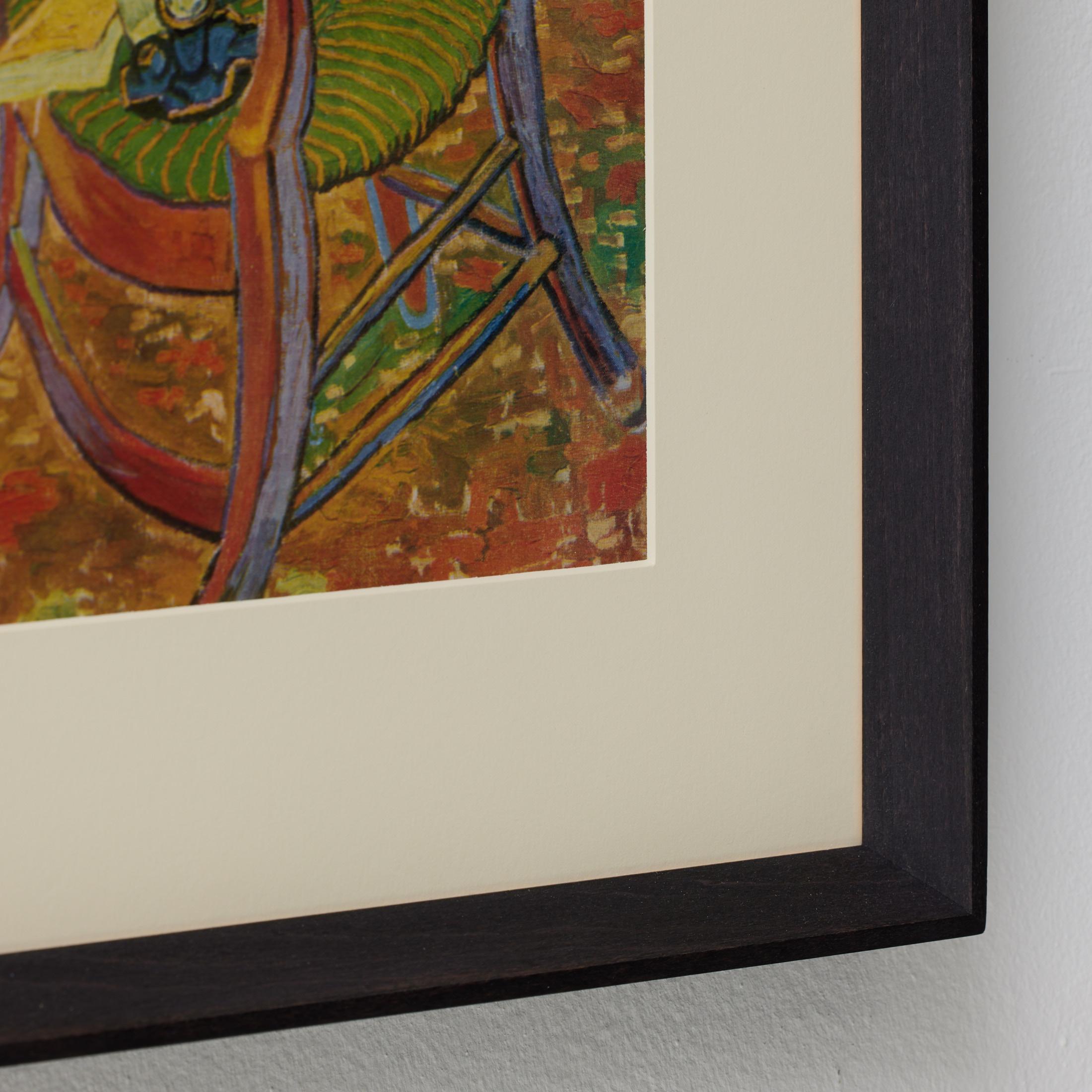 Paper Vincent van Gogh Framed Color Cliché, Editions du Chêne, 1947 For Sale
