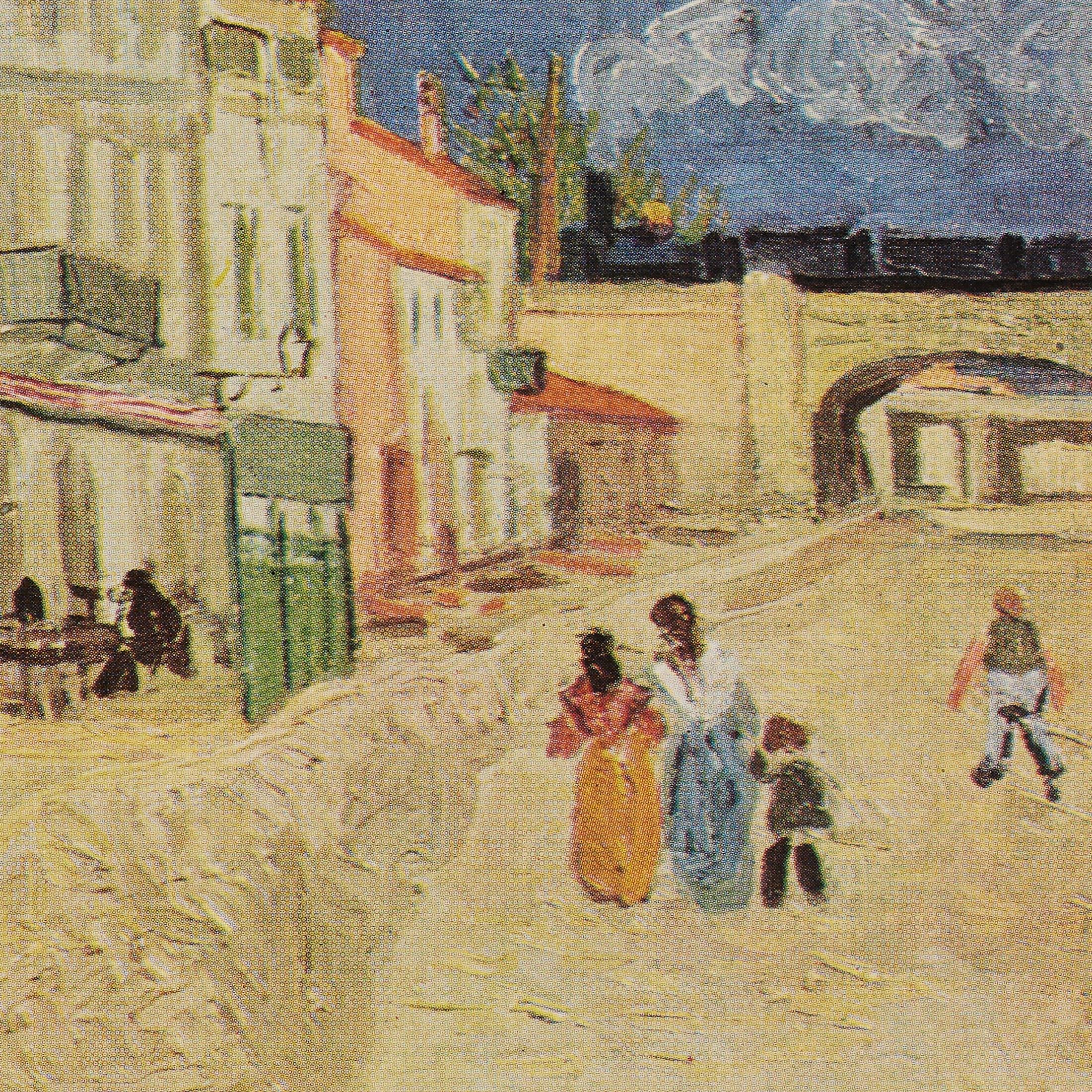 Paper Vincent van Gogh Framed Color Cliché, Editions du Chêne, 1947 For Sale