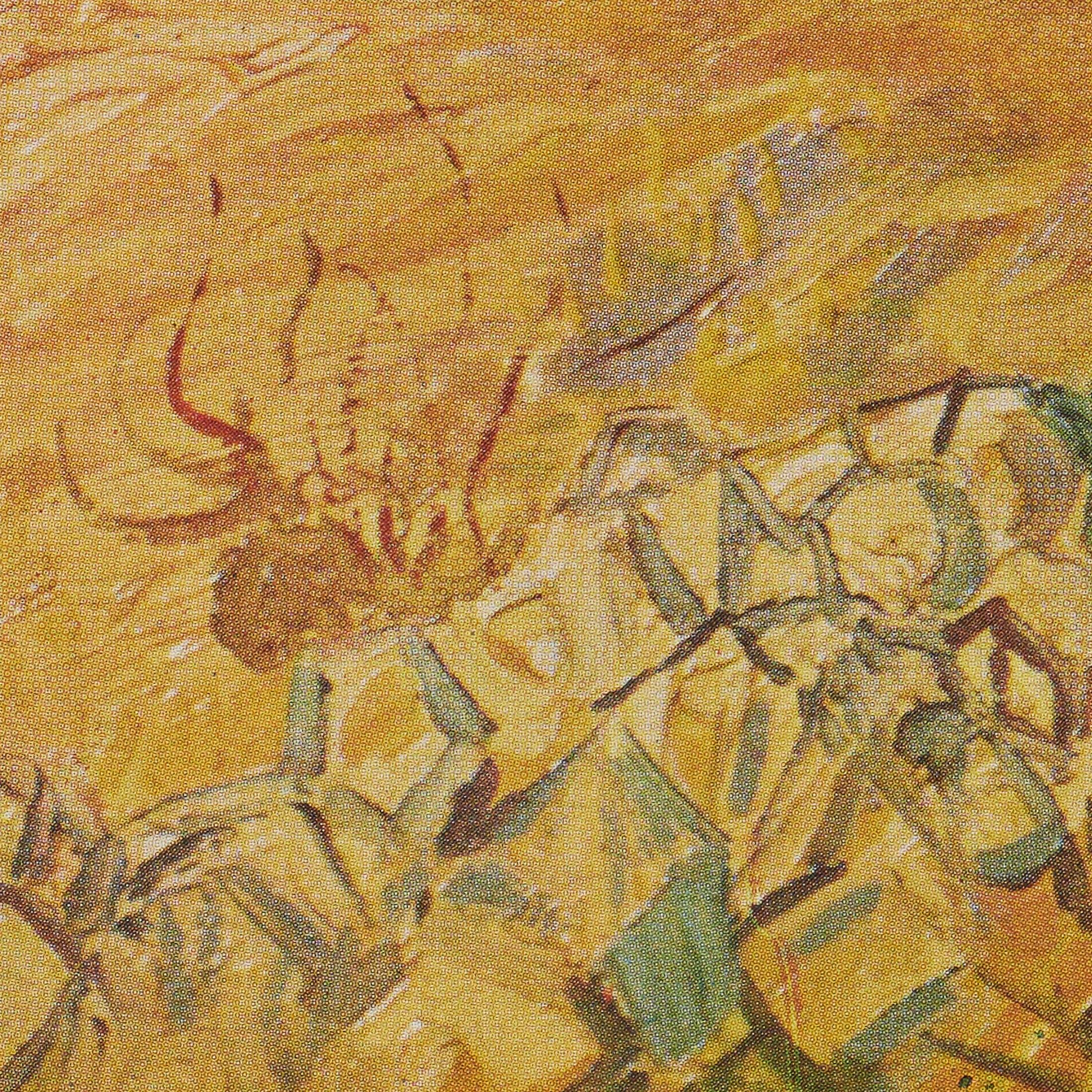 Paper Vincent van Gogh Framed Color Cliché, Editions du Chêne, 1947 For Sale