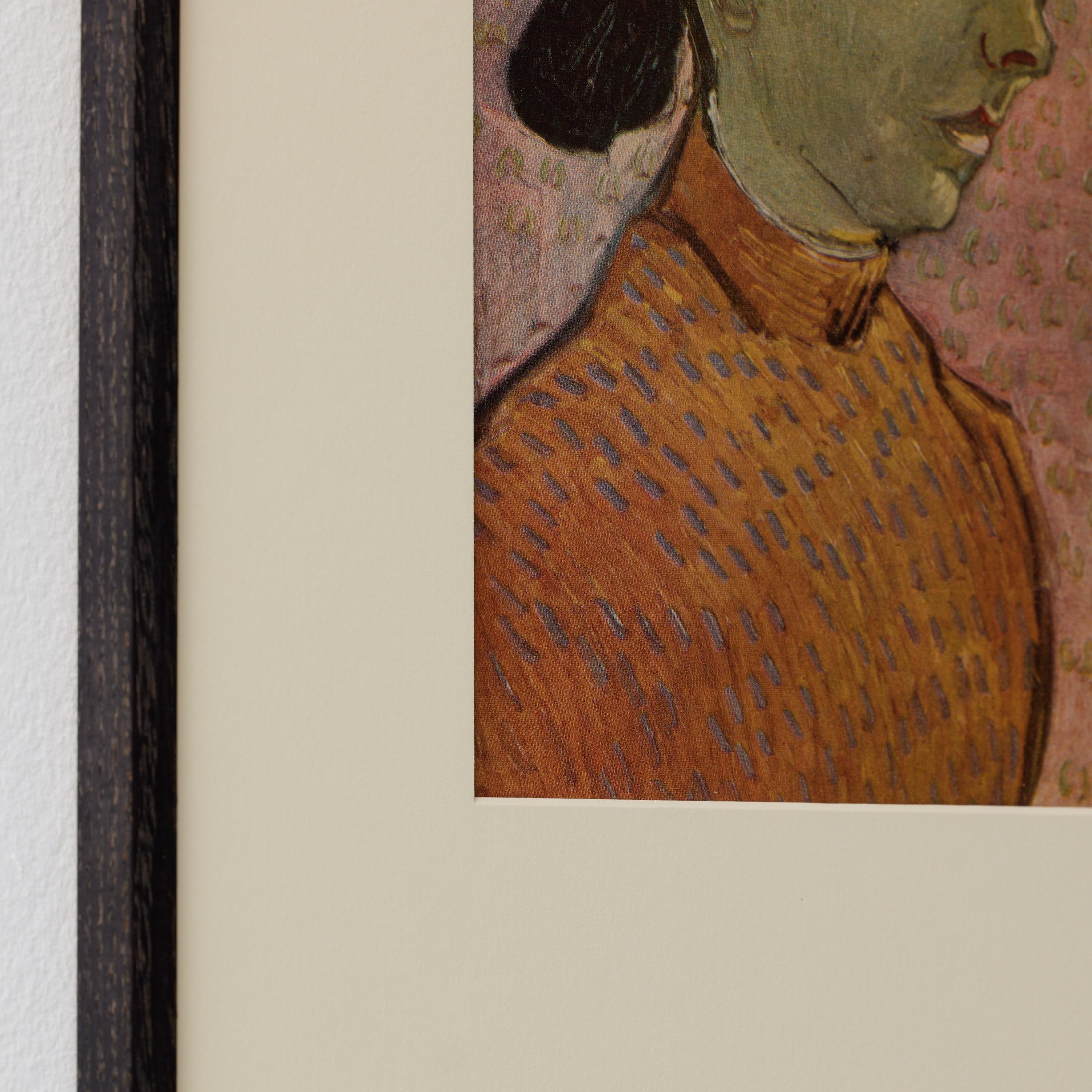 Vincent van Gogh Gerahmtes Farbklischee, Editions du Chêne, 1947 im Angebot 1