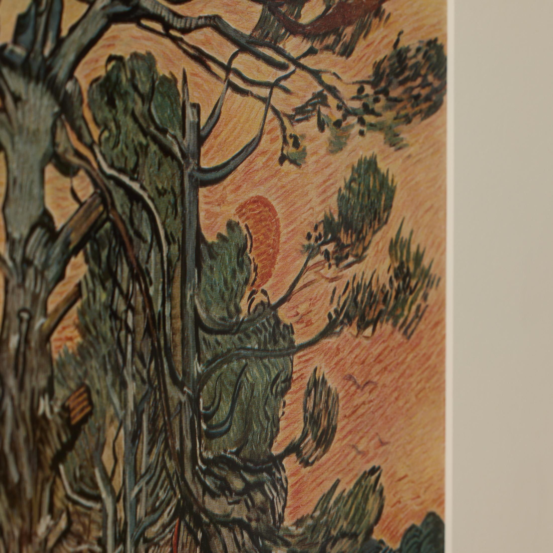 Vincent van Gogh Gerahmtes Farbklischee, Editions du Chêne, 1947 im Angebot 2