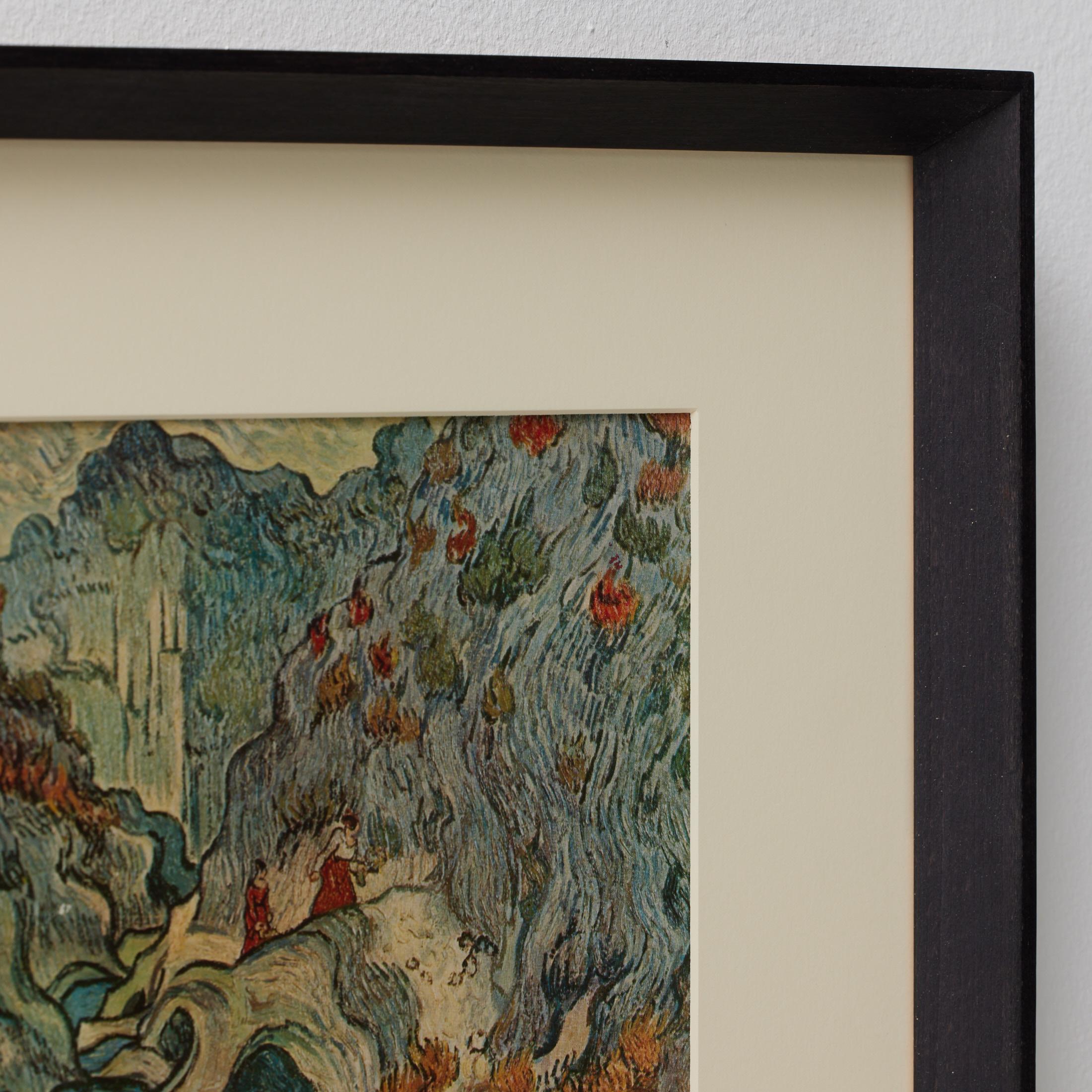 Vincent van Gogh Gerahmtes Farbklischee, Editions du Chêne, 1947 im Angebot 2