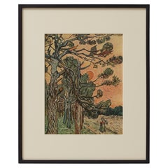 Vincent van Gogh Cliché en color enmarcado, Editions du Chêne, 1947