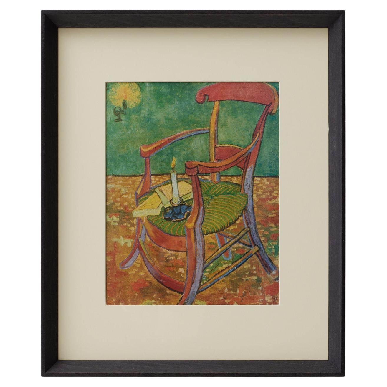 Vincent van Gogh Framed Color Cliché, Editions du Chêne, 1947 For Sale