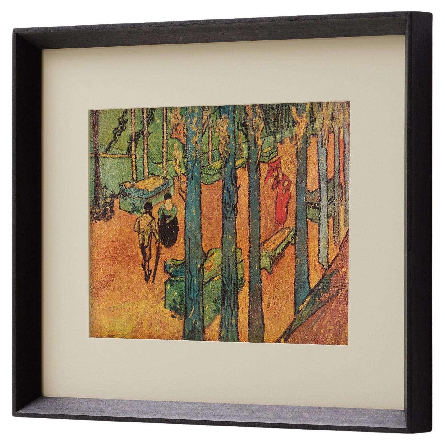 Vincent van Gogh Framed Color Cliché, Editions du Chêne, 1947 For Sale