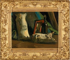 Bodegón con dos sacos y una botella de Vincent van Gogh