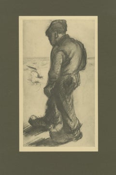 Vincent van Gogh – Peasant Walking with a Sack – 1928 Portfolio Print
