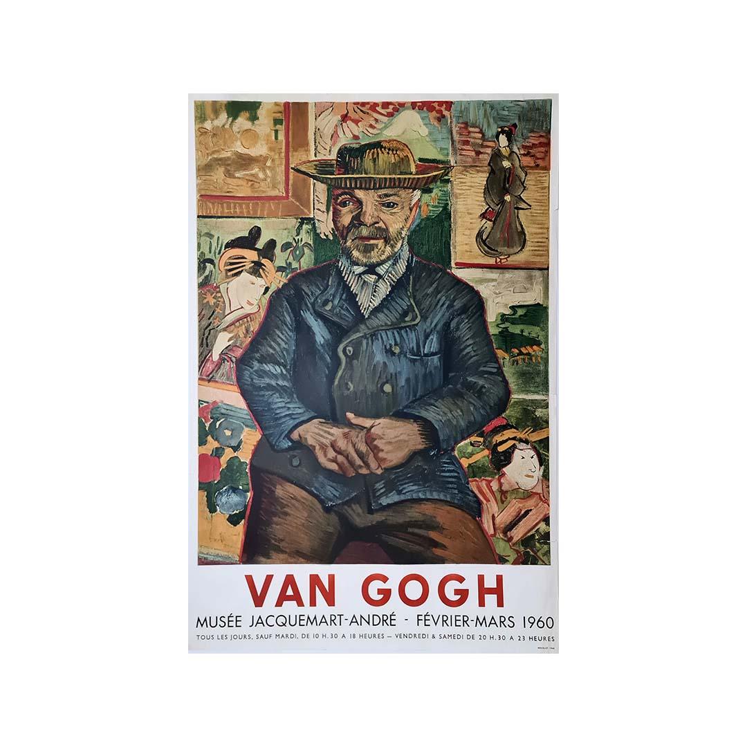 Cartel de 1960 de la exposición Van Gogh en el Museo Jacquemart-André de París en venta 2