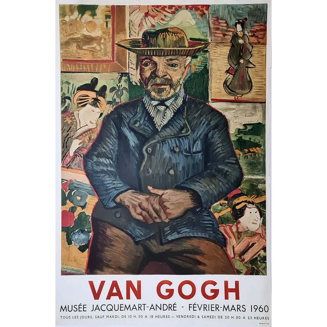 Cartel de 1960 de la exposición Van Gogh en el Museo Jacquemart-André de París - Print de Vincent van Gogh