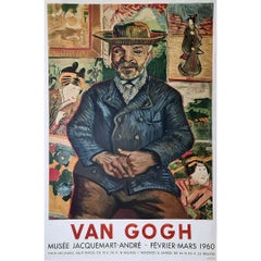 1960 poster for the Van Gogh exhibition at Musée Jacquemart-André in Paris