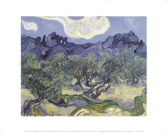 2013 Vincent van Gogh 'The Olive Trees' Impressionism Offset Lithograph