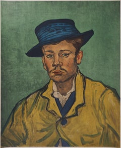 Man with Blue Hat, Stone lithograph, 1960