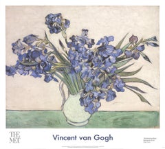 Antique VINCENT VAN GOGH Irises in a Vase, 2016