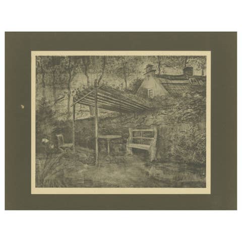 Vincent van Gogh – Terrace of a Café with a Pergola – 1928 Portfolio Print