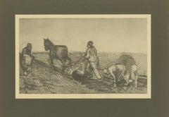 Vincent van Gogh – The Potato Planters – 1928 Portfolio Print from Dutch Period