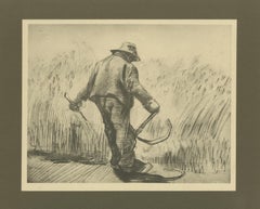 Vincent van Gogh – The Reaper – 1928 Portfolio Print from Dutch Period
