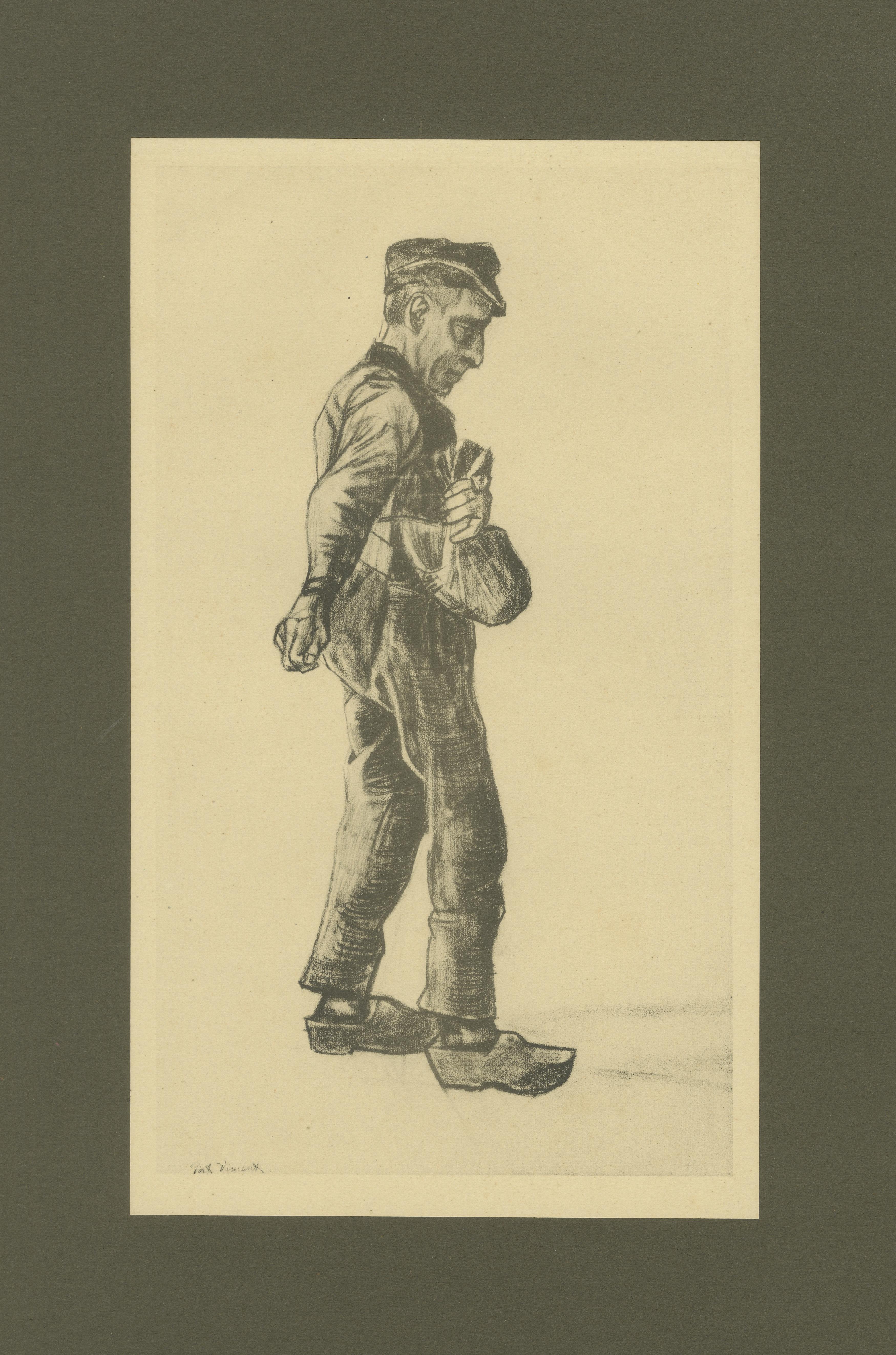 Titolo: Vincent van Gogh - Il seminatore - Stampa di portafoglio del 1928 del periodo olandese  

Descrizione:  
Questa stampa del 1928 è una riproduzione de 