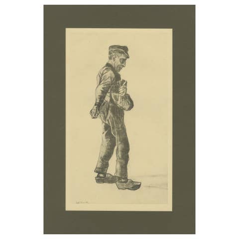 Vincent van Gogh – The Sower – 1928 Portfolio Print from Dutch Period