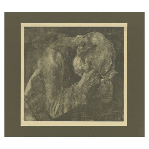 Vincent van Gogh – Worn Out (At Eternity’s Gate) – 1928 Portfolio Print