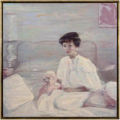„Luck Be a Lady“ Ölgemälde auf Leinen, Gemälde