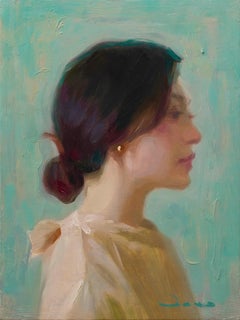 "Sonatina" (2024) de Vincent Xeus, Pintura al óleo original sobre lino