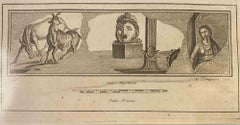 Legends Of Hercolaneum  - Etching by Vincenzo Campana - 18th Century