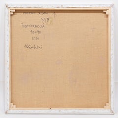 Fototraccia, 2020, Pittura Analitica, Colori pastello, Tecnica mista su tela
