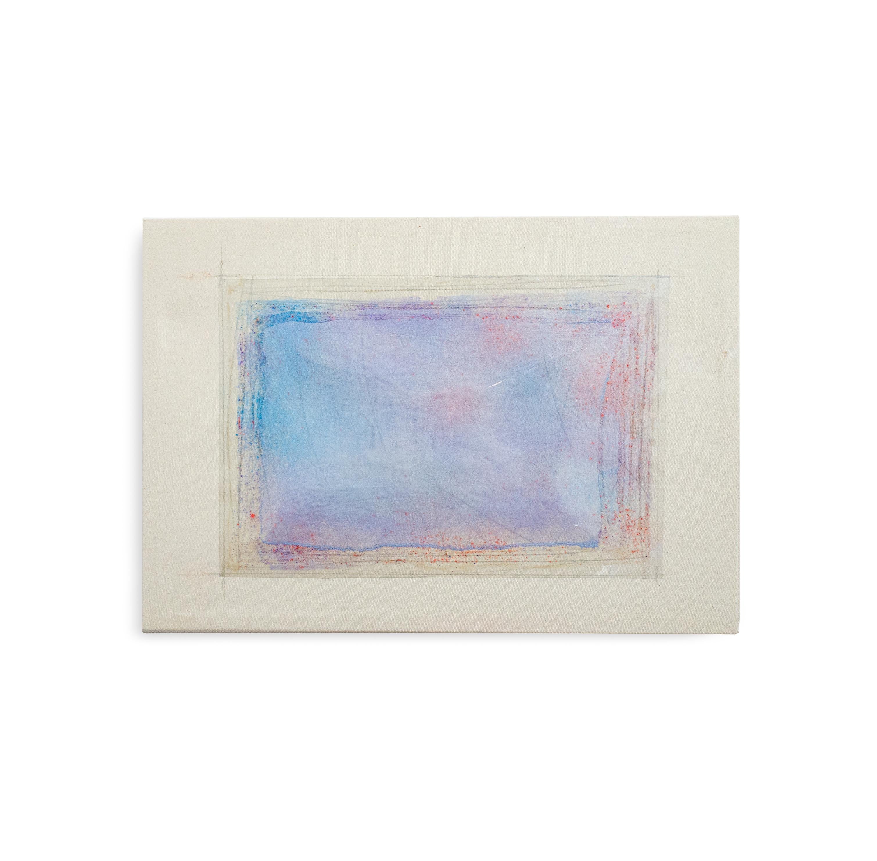 Carte technique avec acétate sur support d'une récente réalisation du maître de la technique analytique Vincenzo Cecchini, dans la série 