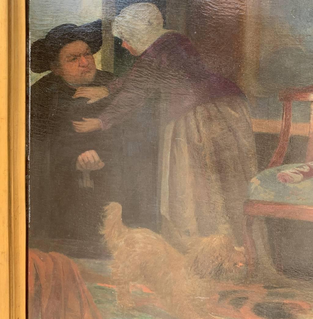 Vincenzo Colleoni (Maestro veneziano) - Pittura del XIX secolo - Maschere interne in vendita 15