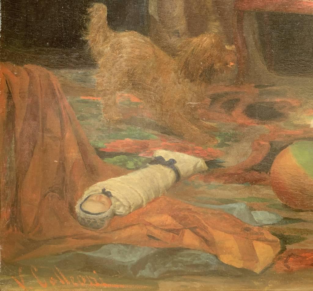 Vincenzo Colleoni (Maestro veneziano) - Pittura del XIX secolo - Maschere interne in vendita 16